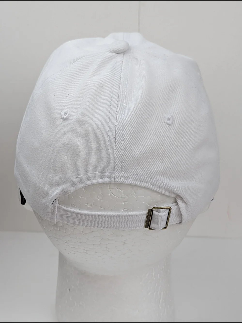 White Ball Cap with Pink Crab Patch - 'IF CRABBY Return to the Beach', NEW